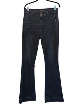 Ann Taylor Dark Blue Flare Jeans size 8